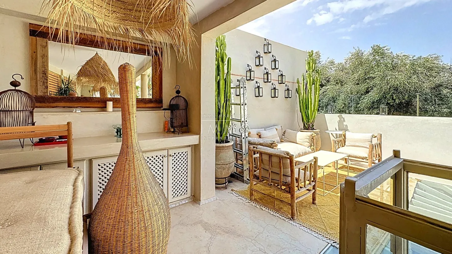 Riad à vendre – médina – 4 chambres – vue jardins mamounia – piscine chauffée rooftop – art déco – rénové – maison d'hôtes possible