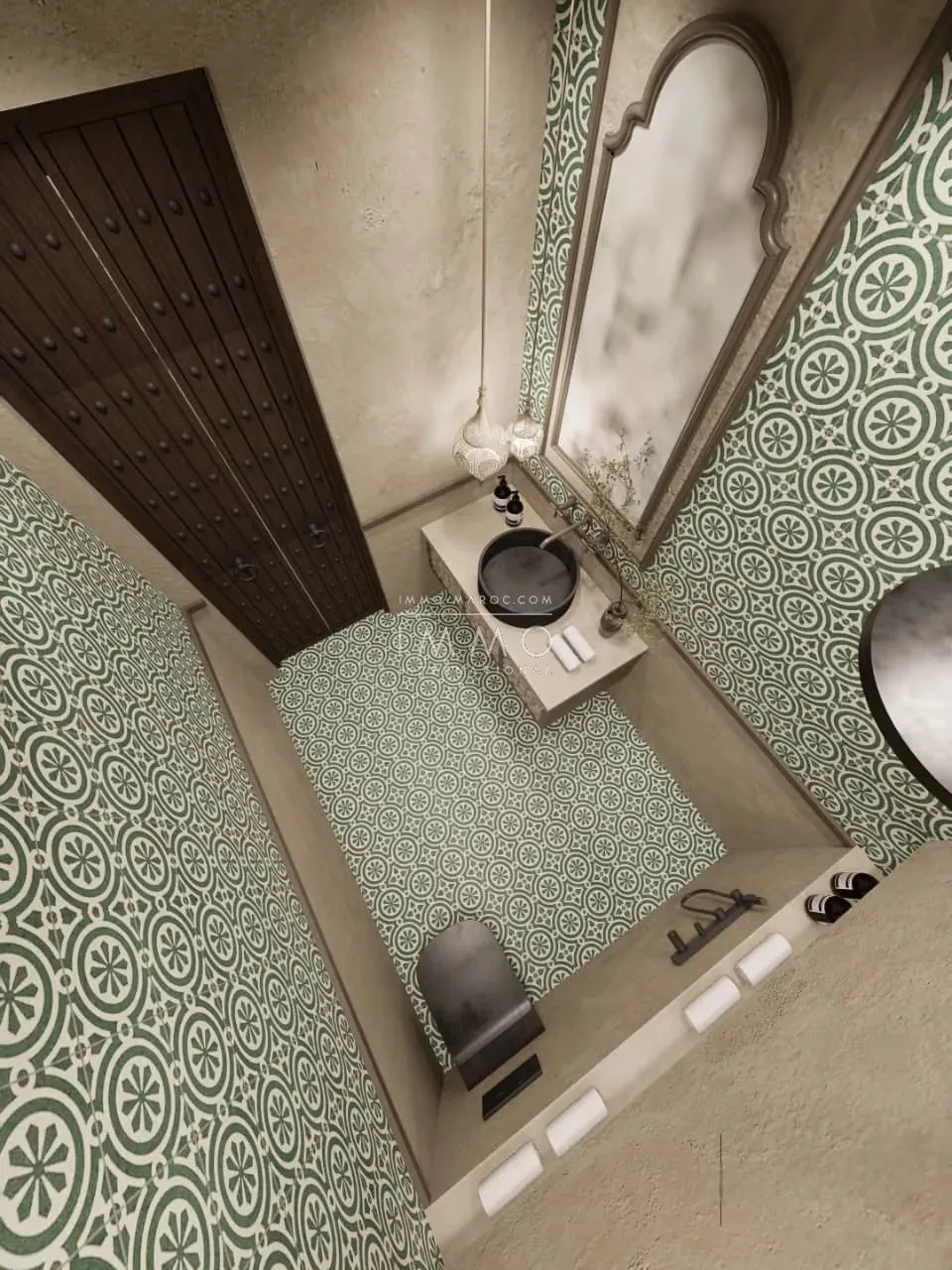 Riad à vendre – arset azoual – 4 chambres – livraison 6 mois – vue koutoubia/atlas/dar el bacha – piscine chauffée rooftop – maison d'hôtes possible