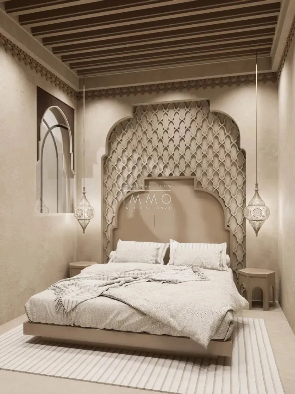 Riad à vendre – arset azoual – 4 chambres – livraison 6 mois – vue koutoubia/atlas/dar el bacha – piscine chauffée rooftop – maison d'hôtes possible