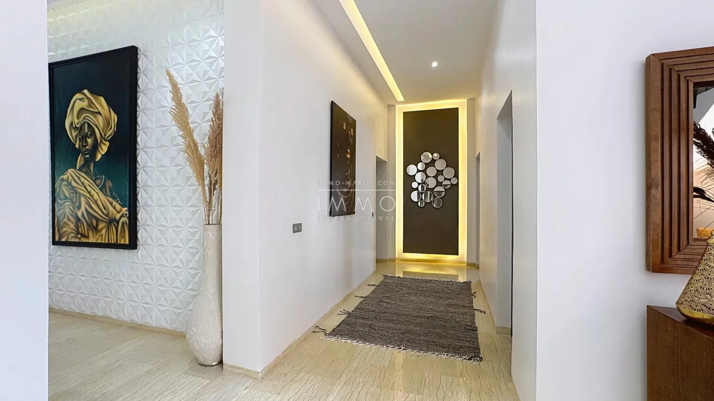 Villa d’exception à la location longue durée – route de fès, marrakech