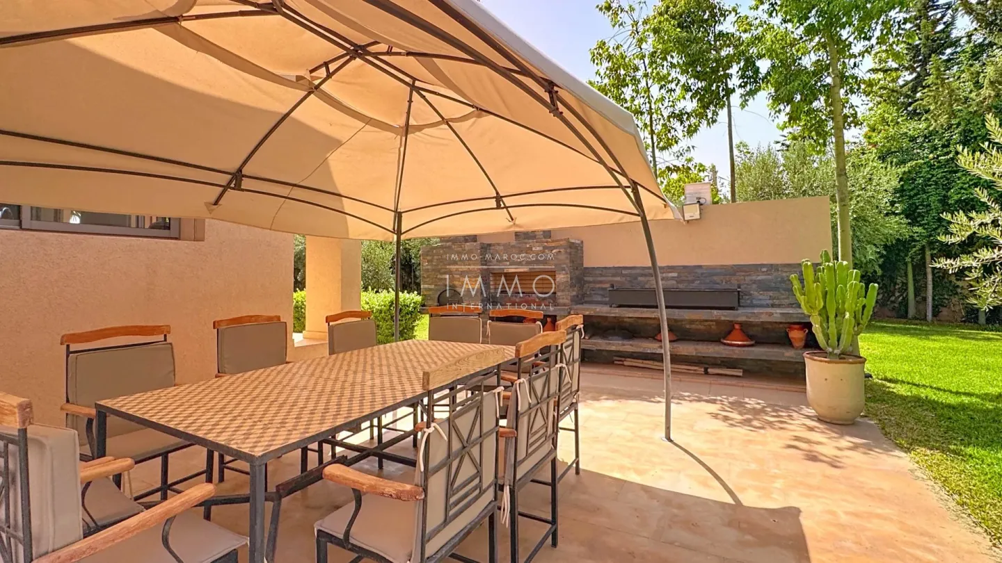 Villa d’exception à la location longue durée – route de fès, marrakech