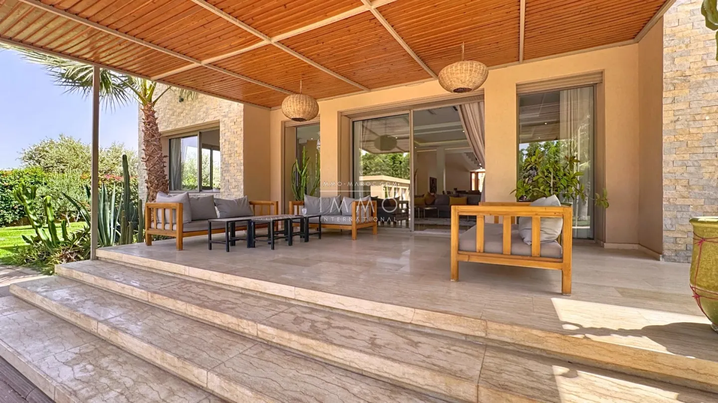 Villa d’exception à la location longue durée – route de fès, marrakech