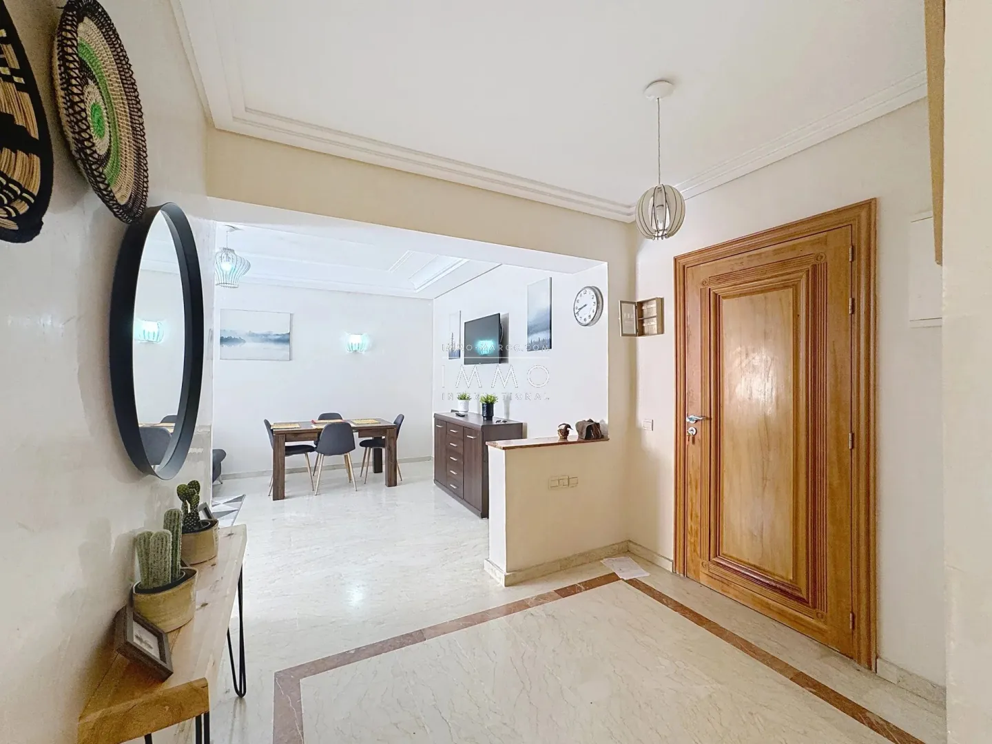 Appartement à vendre guéliz – 2 chambres – 91 m² – terrasse – centre-ville – meublé