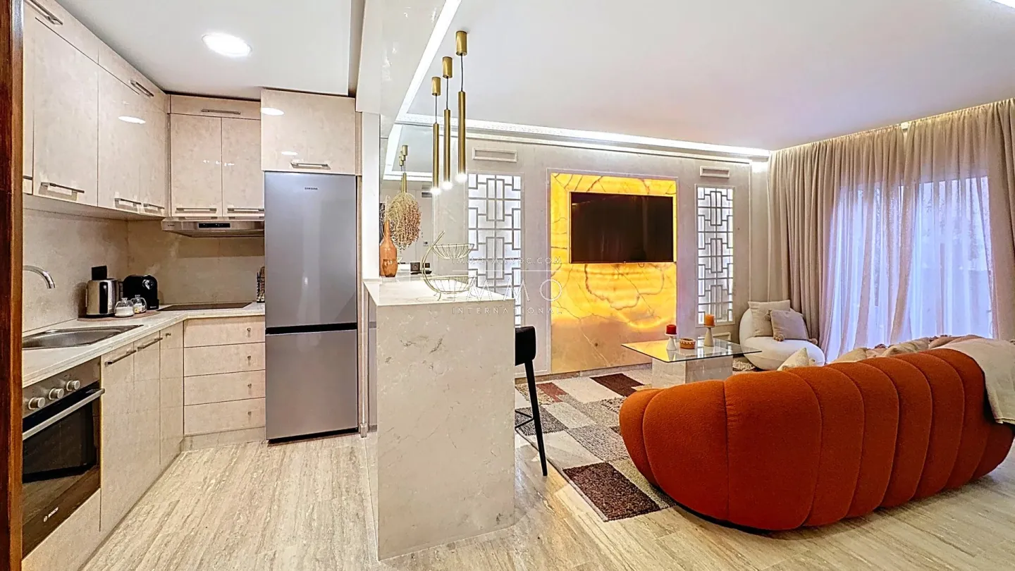 Duplex contemporain en hypercentre de guéliz – design & sérénité – 2 chambres