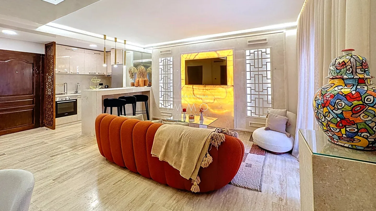 Duplex contemporain en hypercentre de guéliz – design & sérénité – 2 chambres