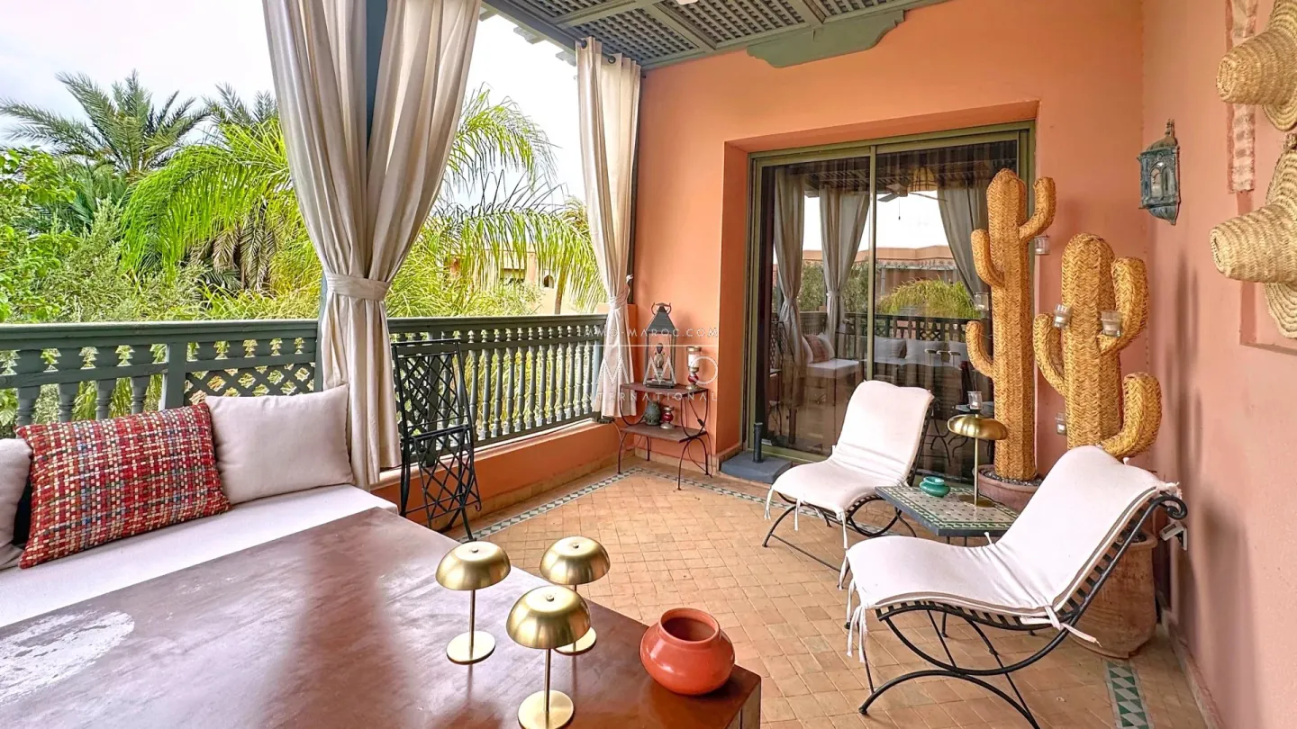 Appartement familial de prestige – palmeraie de marrakech – 143 m² – résidence ultra-sécurisée