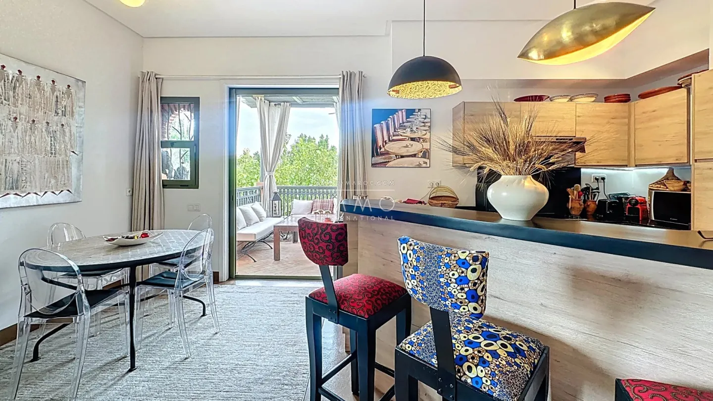 Appartement familial de prestige – palmeraie de marrakech – 143 m² – résidence ultra-sécurisée