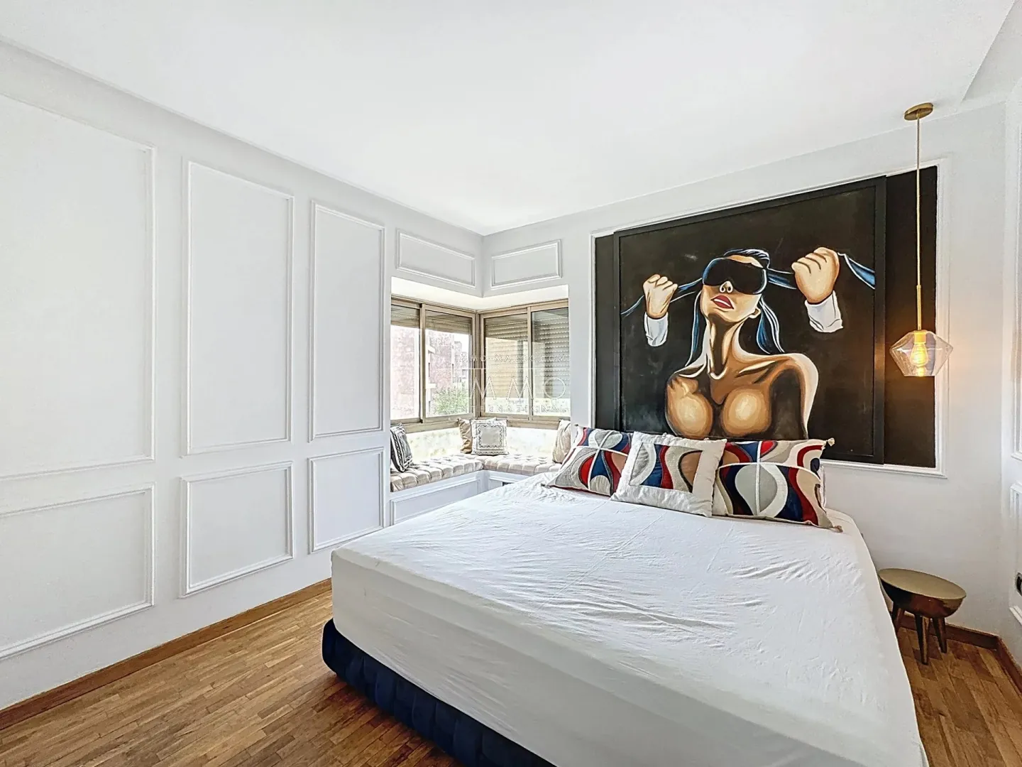 Appartement à vendre agdal – 3 chambres – 106 m² – 2ème étage – meublé – résidence fermée sécurisée