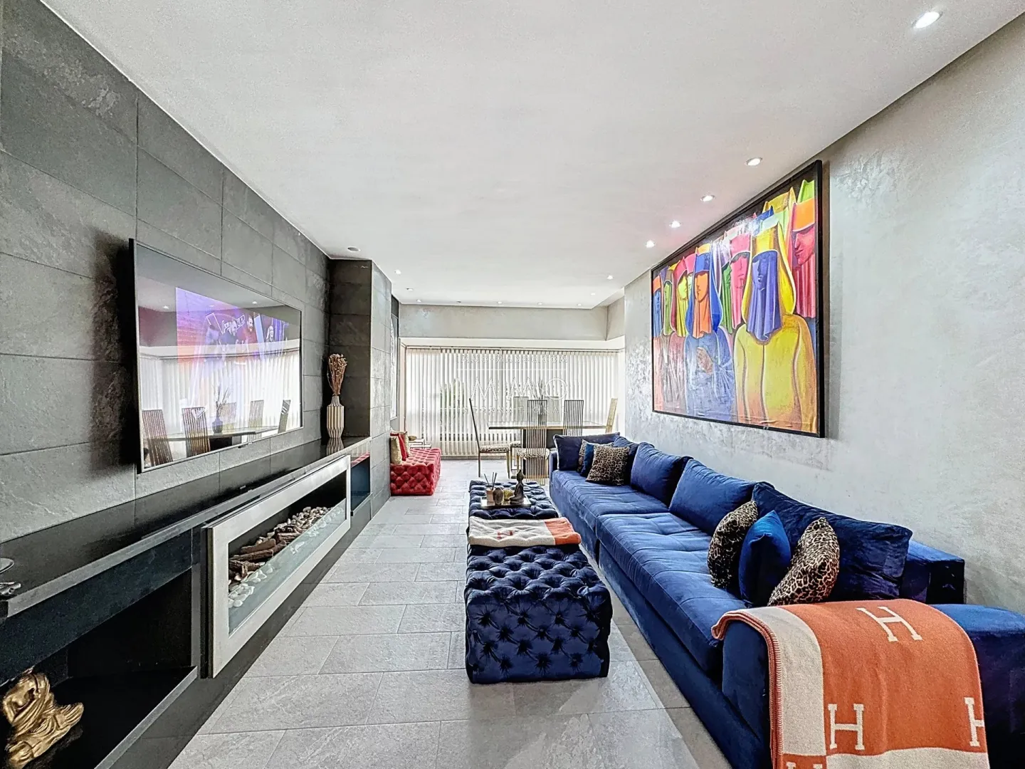 Appartement à vendre agdal – 3 chambres – 106 m² – 2ème étage – meublé – résidence fermée sécurisée