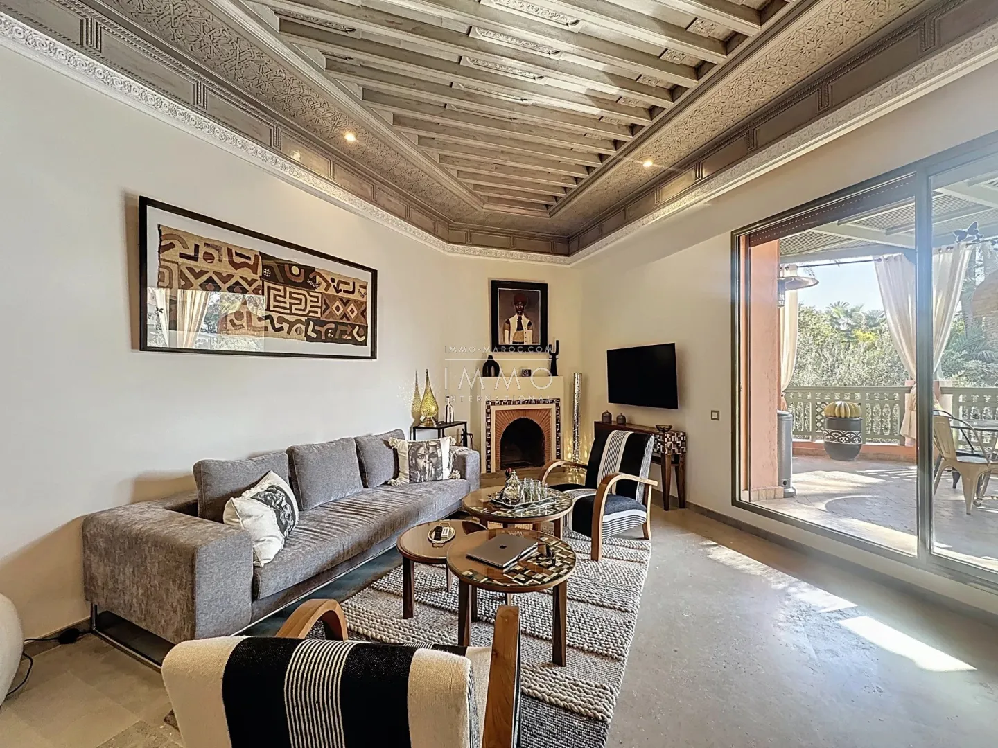 Appartement de prestige en palmeraie – terrasse plein sud – 118 m² – résidence sécurisée