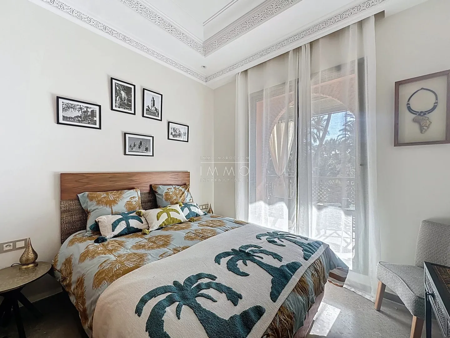 Appartement de prestige en palmeraie – terrasse plein sud – 118 m² – résidence sécurisée