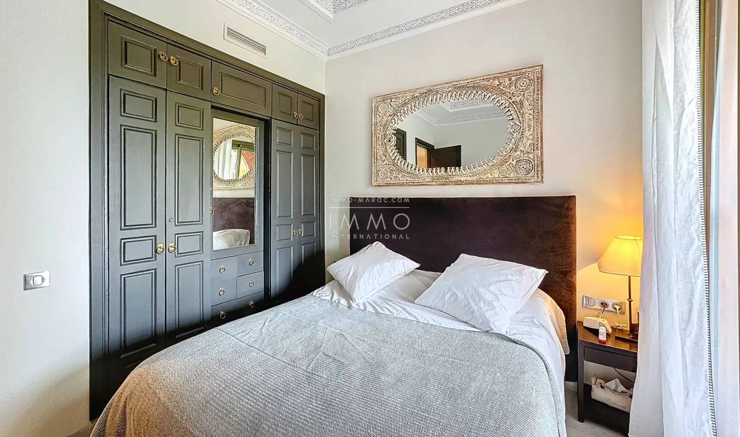 Appartement de charme – palmeraie de marrakech – 133 m² – résidence de prestige sécurisée