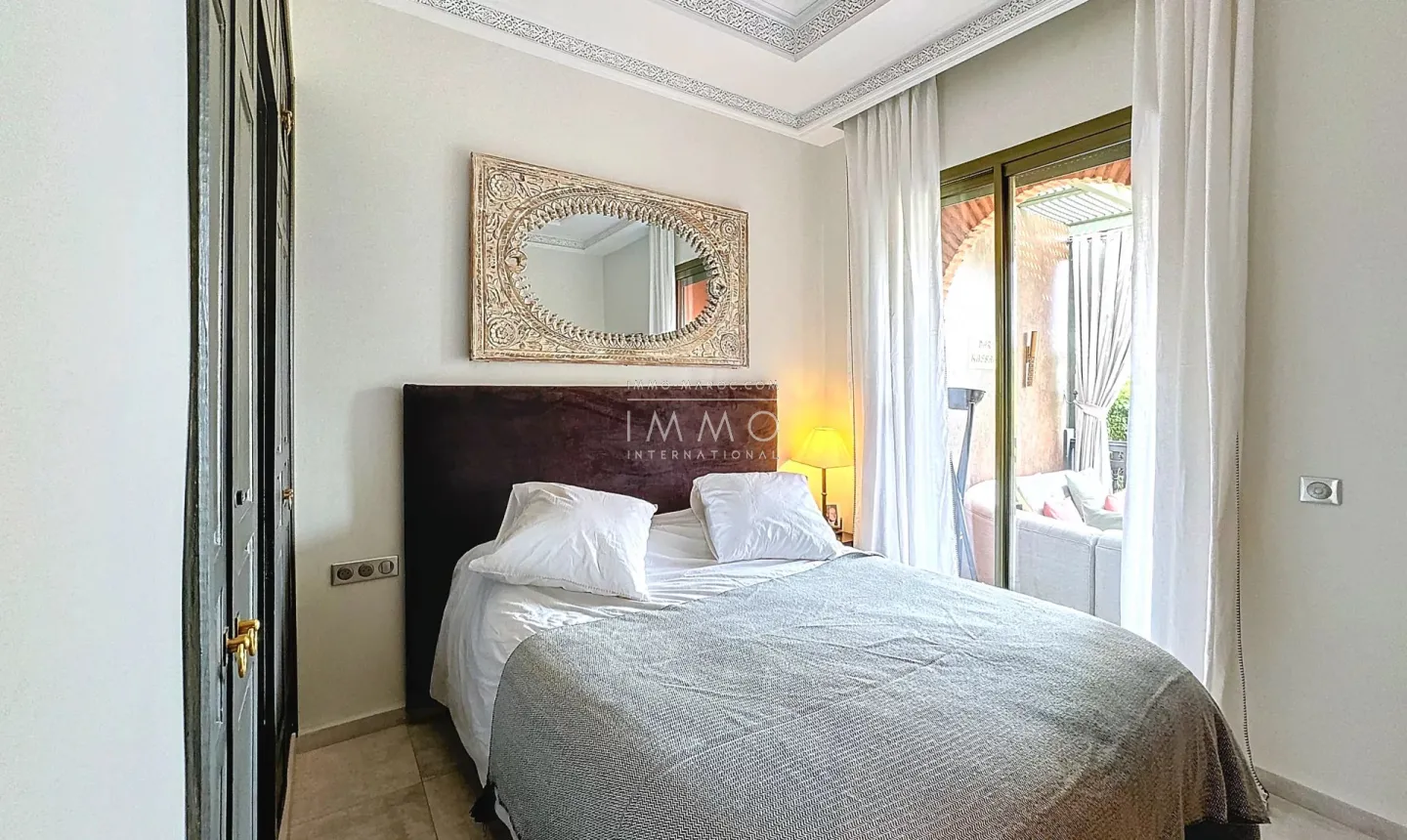 Appartement de charme – palmeraie de marrakech – 133 m² – résidence de prestige sécurisée