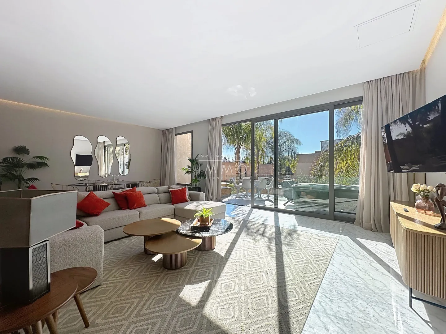 Appartement contemporain à vendre route de ouarzazate marrakech - 2 chambres - 147m² - vue atlas