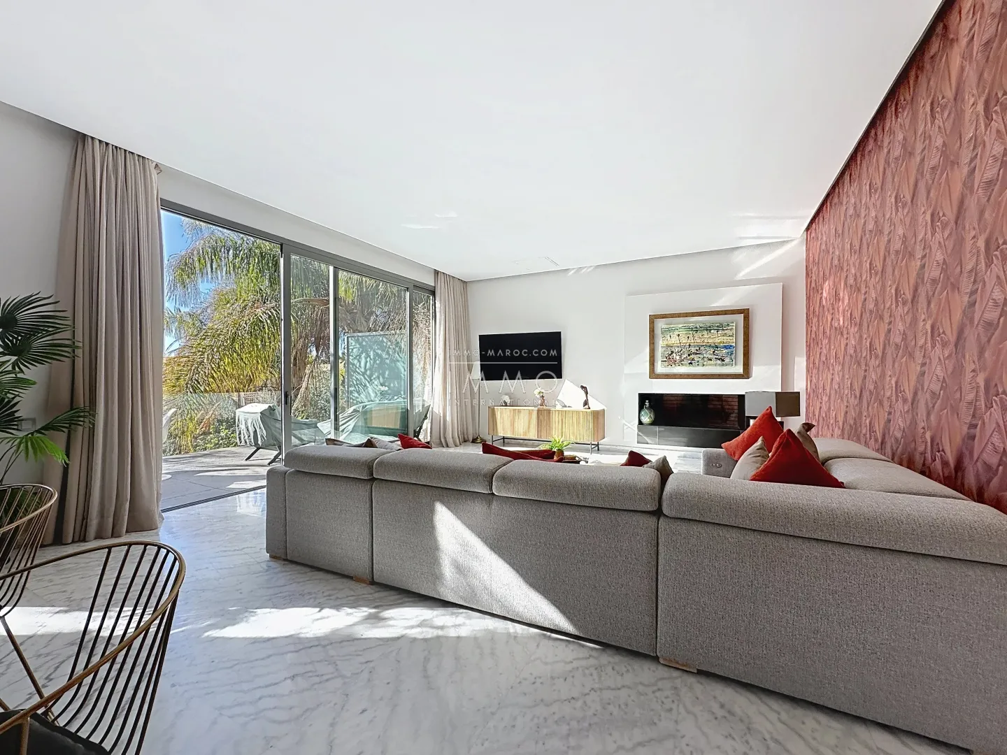 Appartement contemporain à vendre route de ouarzazate marrakech - 2 chambres - 147m² - vue atlas