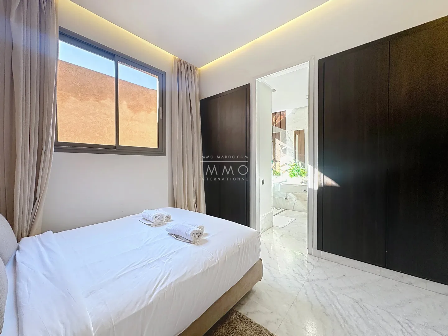 Appartement contemporain à vendre route de ouarzazate marrakech - 2 chambres - 147m² - vue atlas