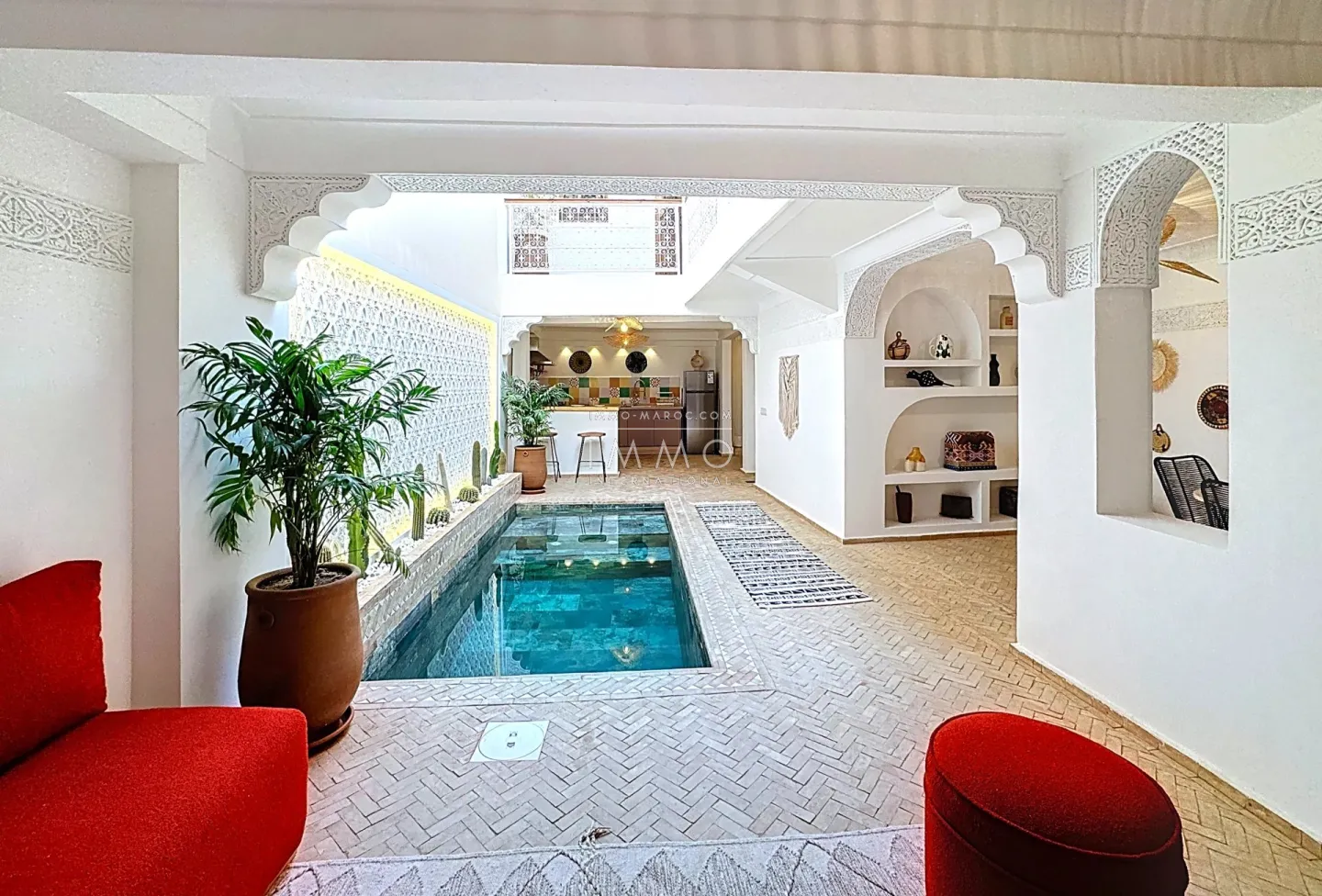 Riad rénové a vendre au cœur de la médina marrakech