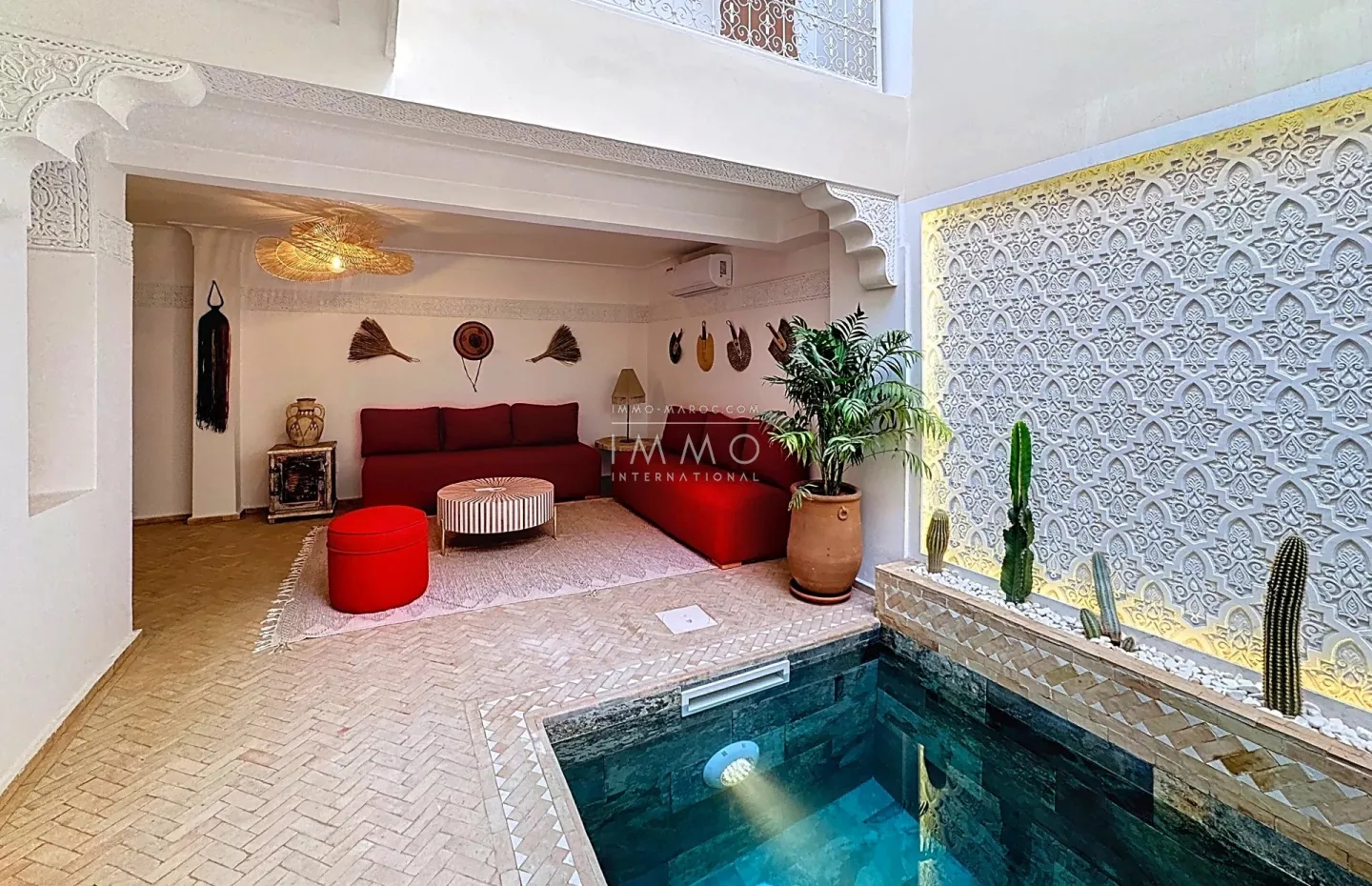 Riad rénové a vendre au cœur de la médina marrakech