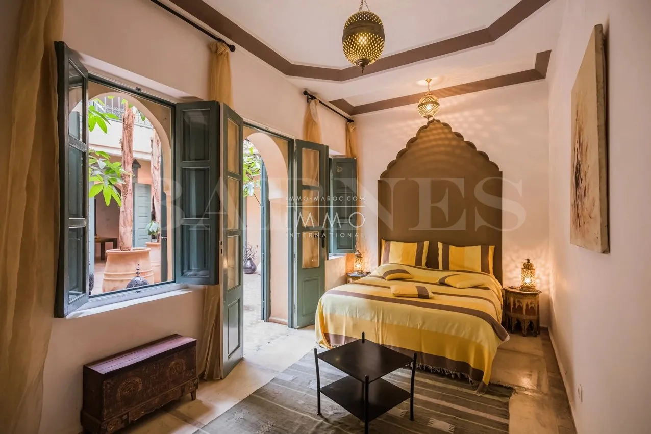 Riad à vendre – dar el bacha – 6 chambres – maison d'hôtes – douiria – bassin terrasse – maison d'hôtes possible