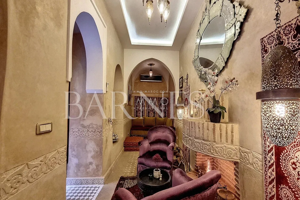 Riad d'habitation luxueux à vendre dar el bacha marrakech - 108m² au sol - 192m² construits - maison d'hôtes possible