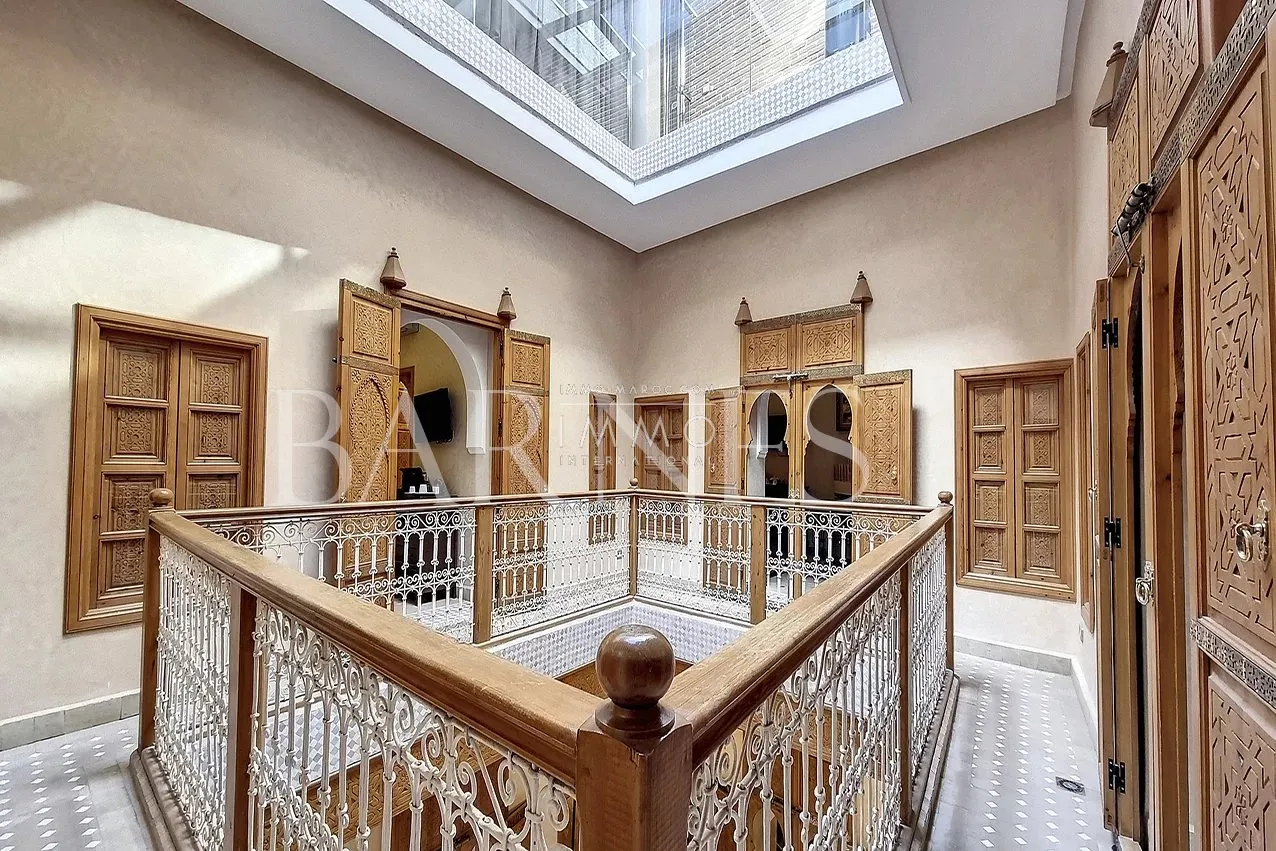 Riad d'habitation luxueux à vendre dar el bacha marrakech - 108m² au sol - 192m² construits - maison d'hôtes possible