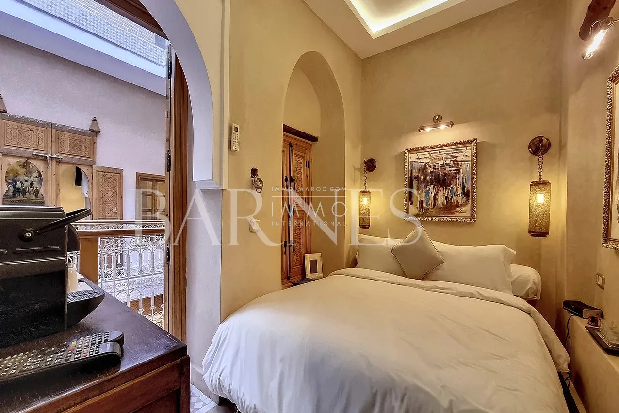 Riad d'habitation luxueux à vendre dar el bacha marrakech - 108m² au sol - 192m² construits - maison d'hôtes possible