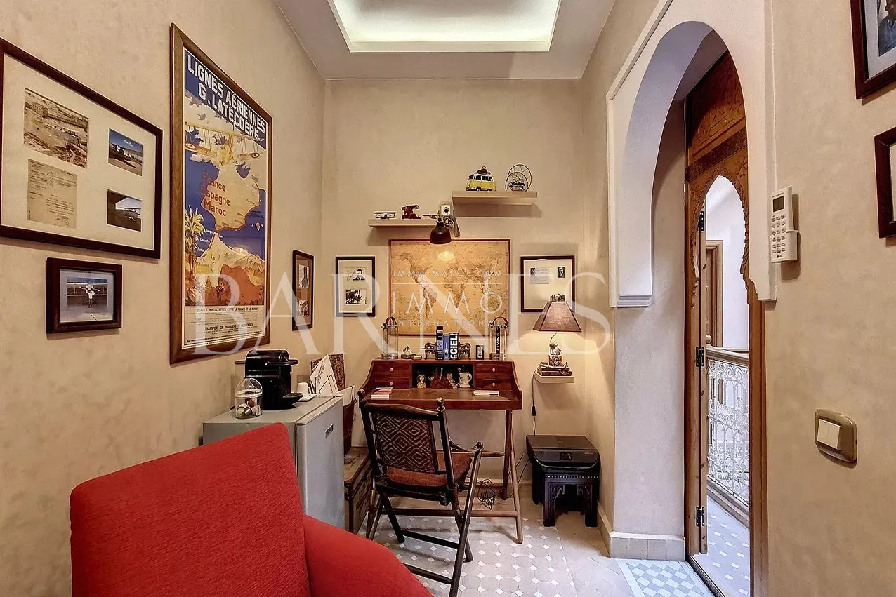 Riad d'habitation luxueux à vendre dar el bacha marrakech - 108m² au sol - 192m² construits - maison d'hôtes possible