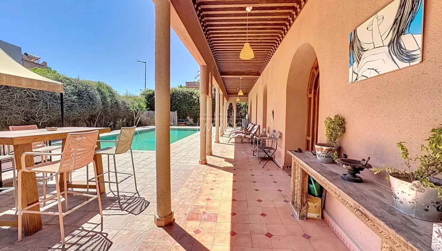 Villa de plain-pied à vendre à targa – 6 chambres – terrain 1 300 m² sans vis-à-vis