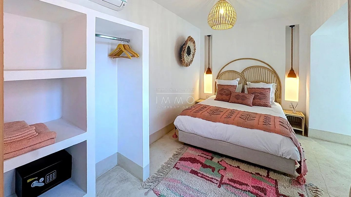 Riad à vendre – kasbah – 3 chambres – beldi chic – piscine – titré – meublé clé en main