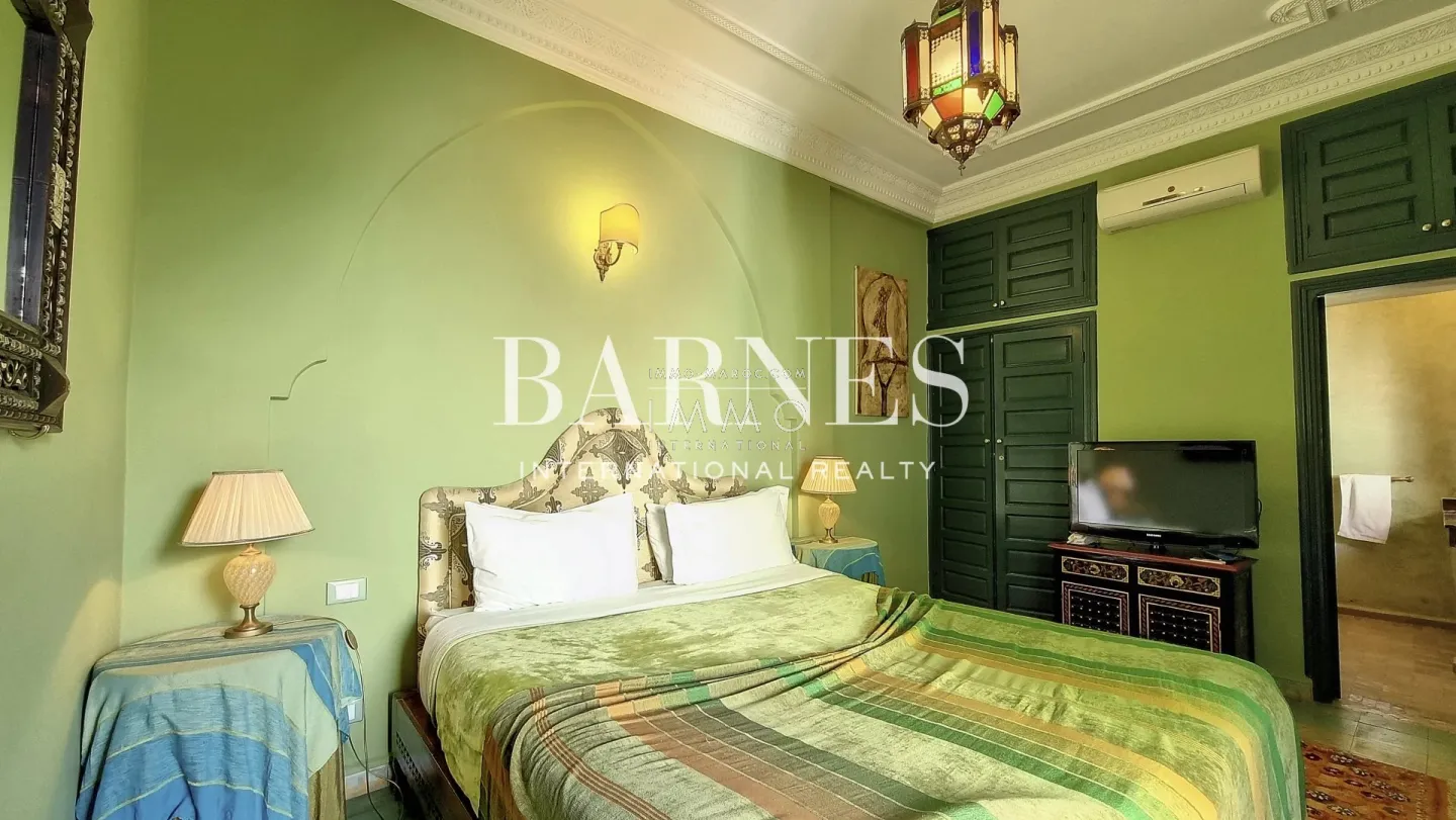 Riad maison d'hôtes en exploitation à vendre derb dabachi marrakech - 200m² - 5 chambres