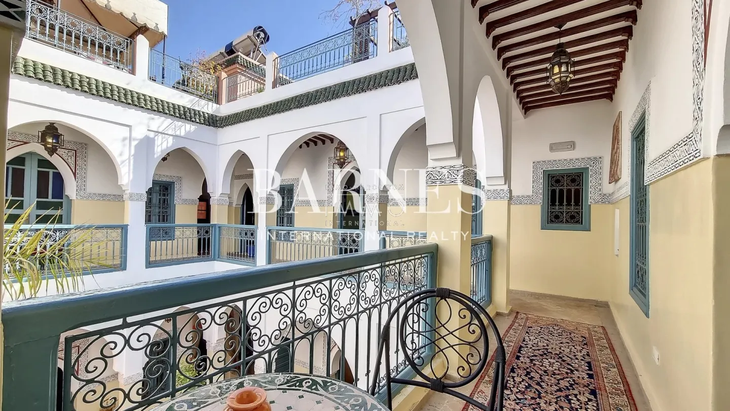 Riad maison d'hôtes en exploitation à vendre derb dabachi marrakech - 200m² - 5 chambres