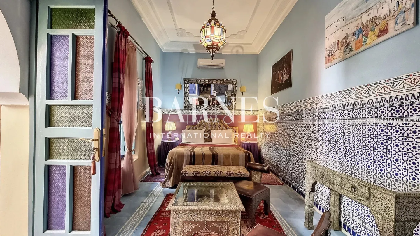Riad maison d'hôtes en exploitation à vendre derb dabachi marrakech - 200m² - 5 chambres