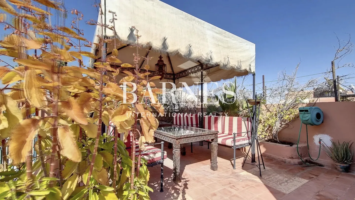 Riad maison d'hôtes en exploitation à vendre derb dabachi marrakech - 200m² - 5 chambres