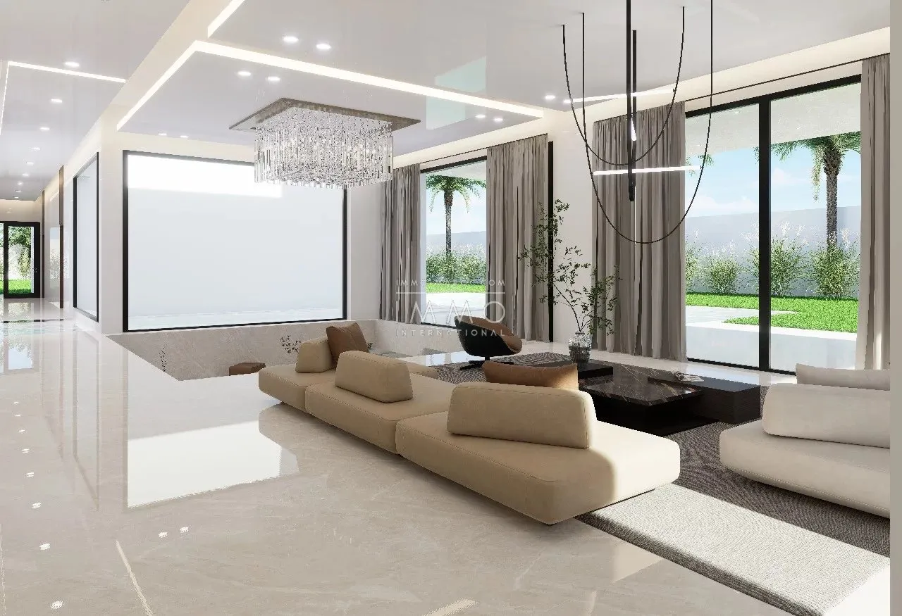 Villa à vendre route de ouarzazate – 4 suites – 390 m² – terrain 2 000 m² – livraison juillet 2026 – vue atlas