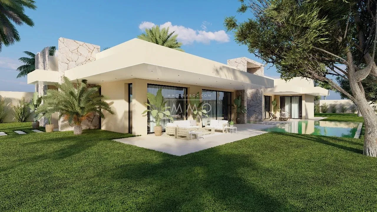 Villa à vendre route de ouarzazate – 4 suites – 390 m² – terrain 2 000 m² – livraison juillet 2026 – vue atlas