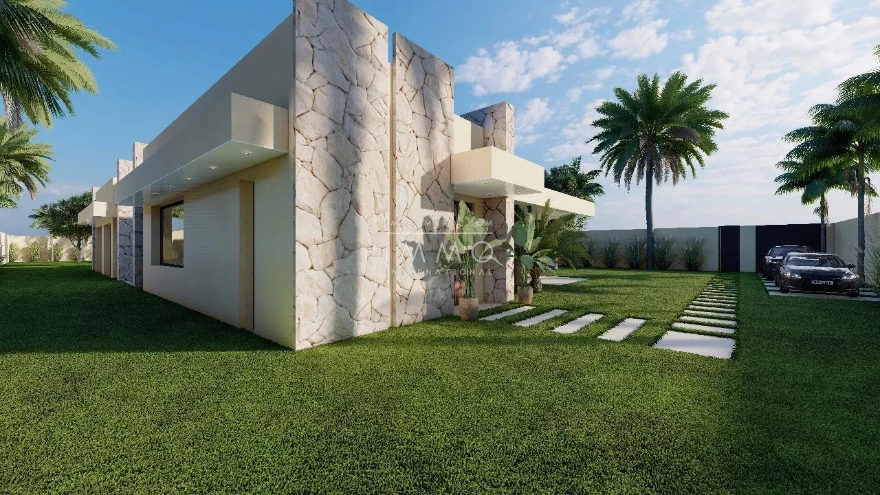 Villa à vendre route de ouarzazate – 4 suites – 390 m² – terrain 2 000 m² – livraison juillet 2026 – vue atlas