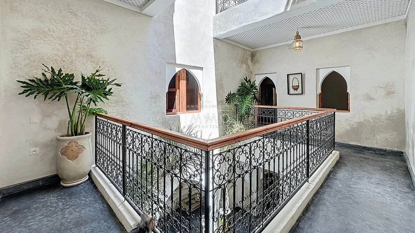 Riad à vendre – ben salah – 5 suites – hammam & spa – bassin patio – vue 360° atlas – clé en main – maison d'hôtes possible