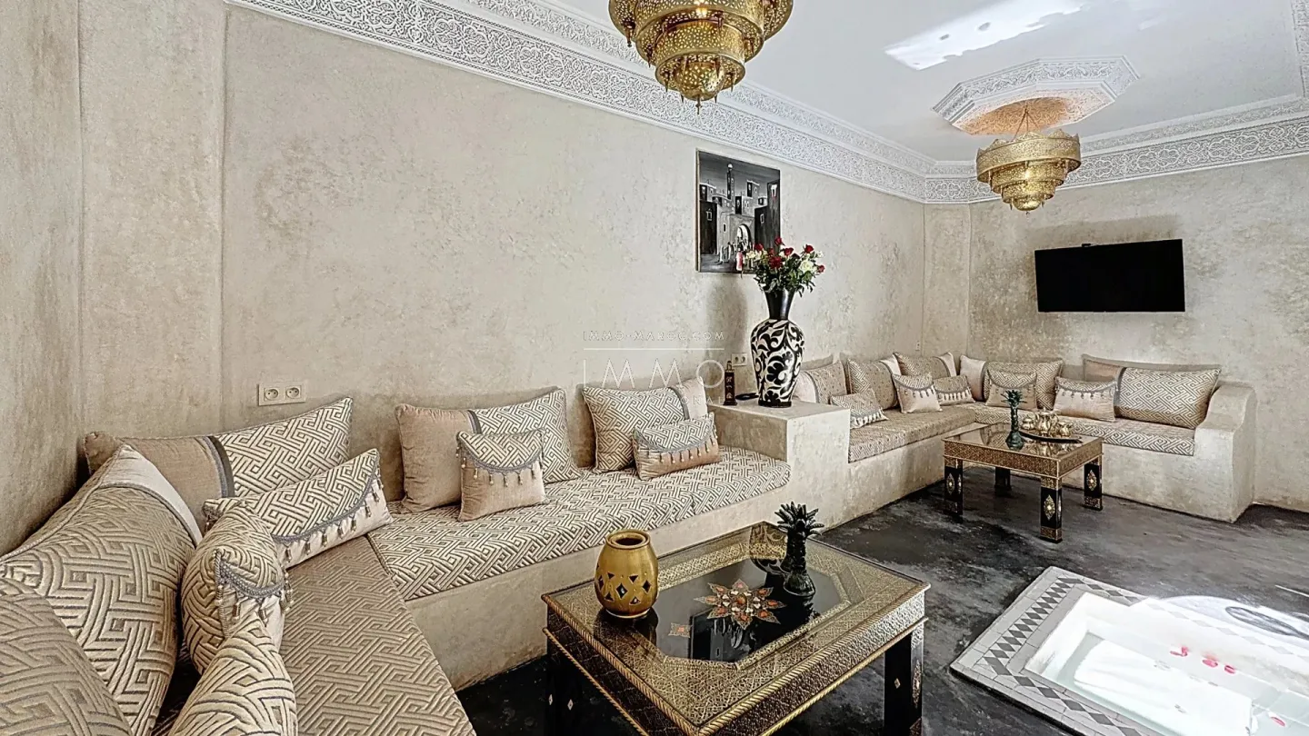 Riad à vendre – ben salah – 5 suites – hammam & spa – bassin patio – vue 360° atlas – clé en main – maison d'hôtes possible