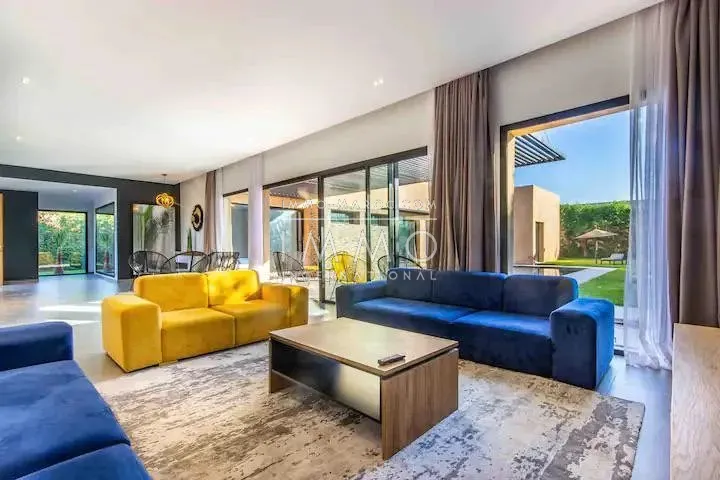 Villa moderne de plain-pied – route de l'ourika – 5 chambres – isolation & confort