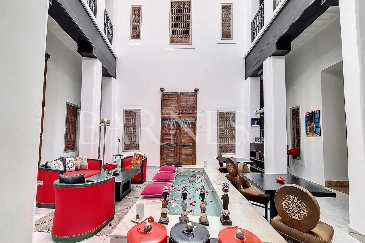 Riad maison d'hôtes à vendre rahba lakdima marrakech - 186m² - 5 chambres - licences d'exploitation