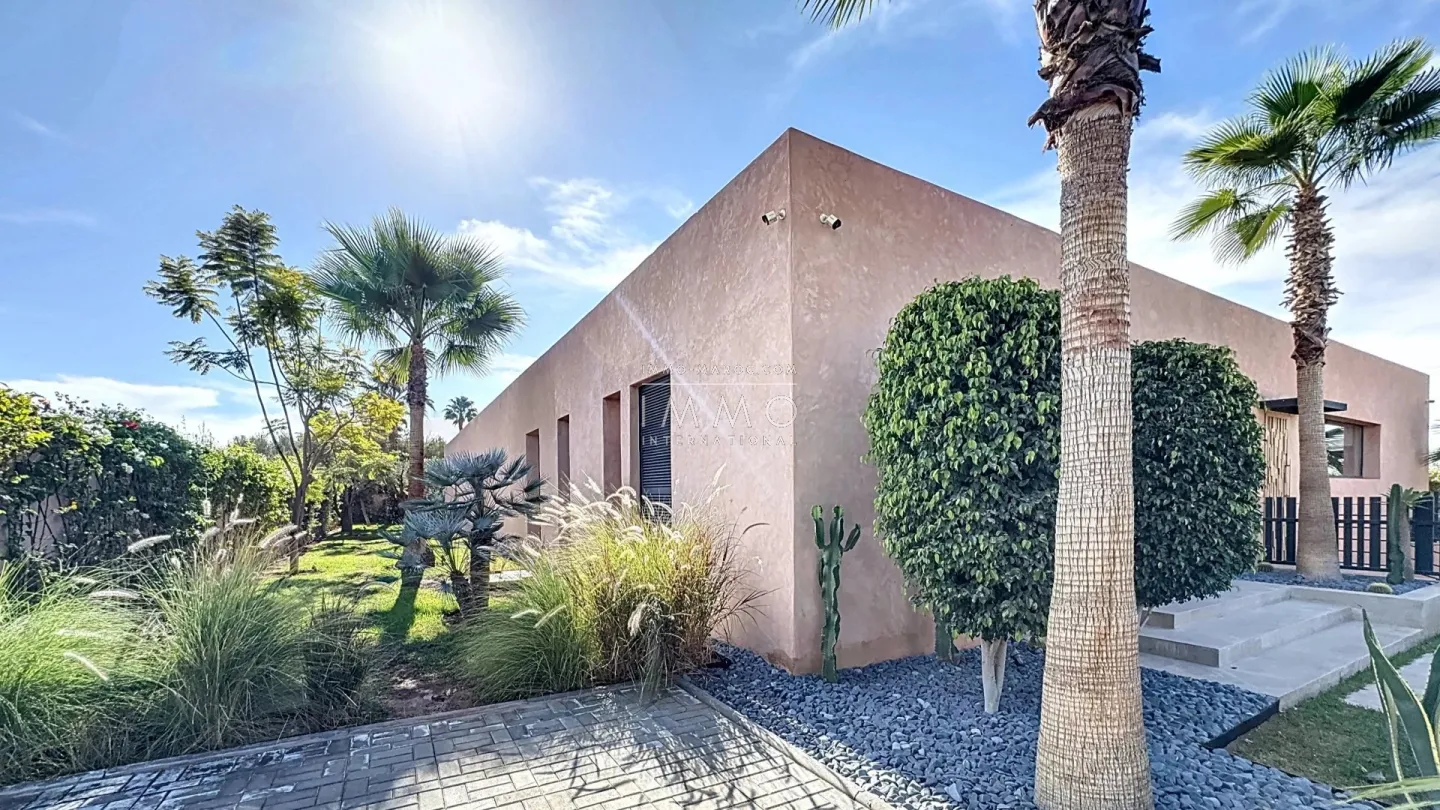 Villa contemporaine neuve à vendre – route de l'ourika – 4 suites – vue atlas