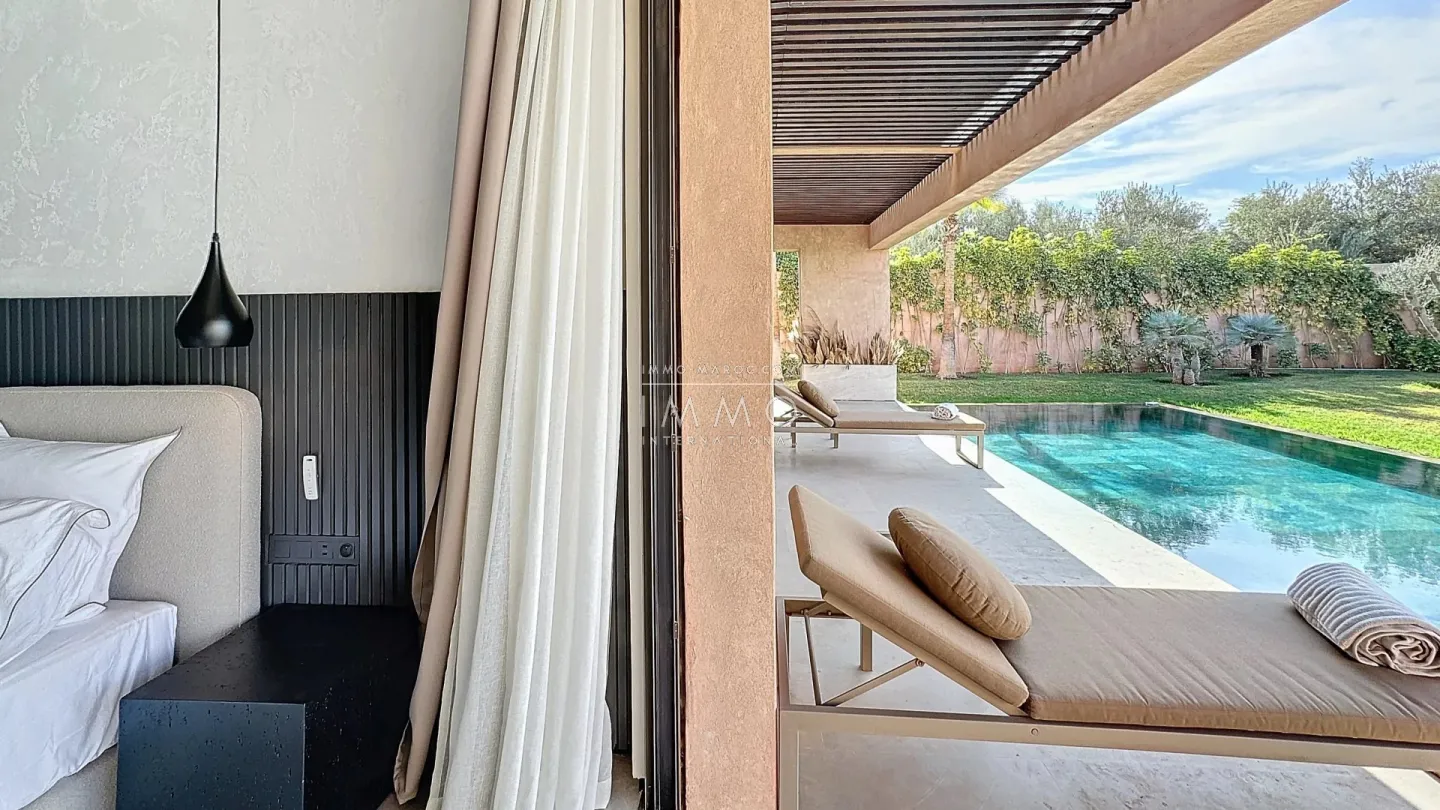 Villa contemporaine neuve à vendre – route de l'ourika – 4 suites – vue atlas