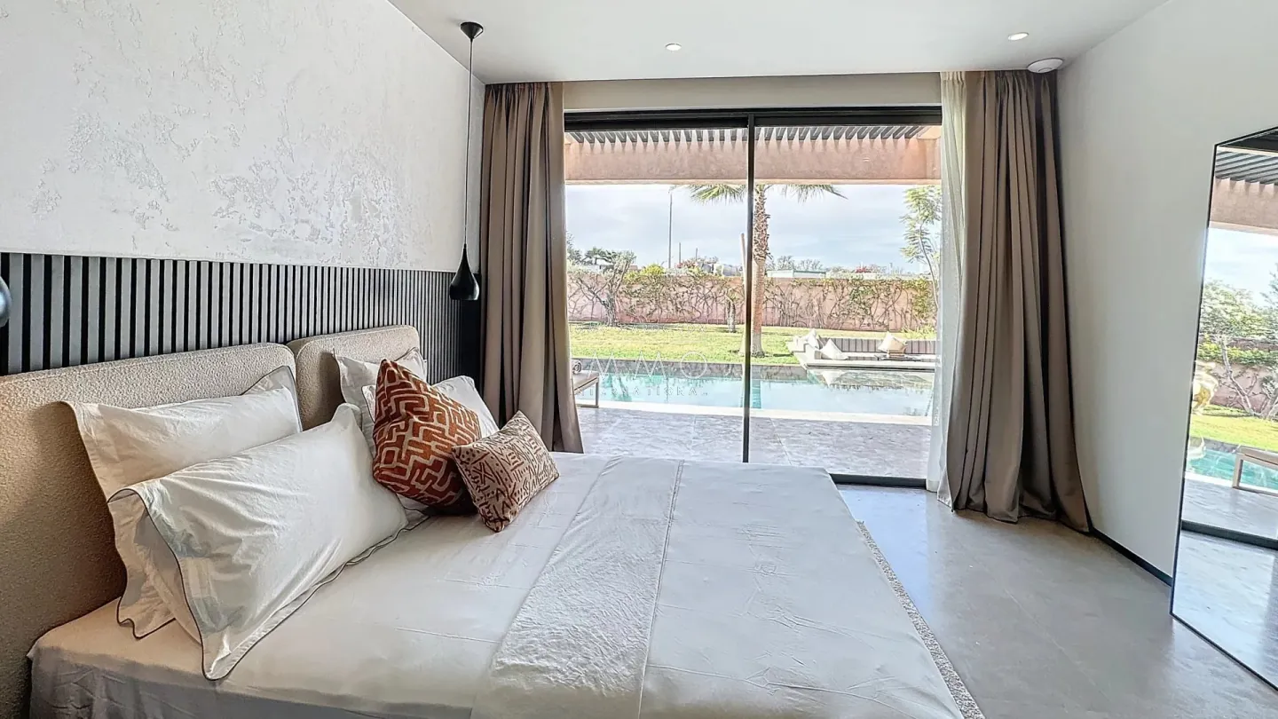 Villa contemporaine neuve à vendre – route de l'ourika – 4 suites – vue atlas