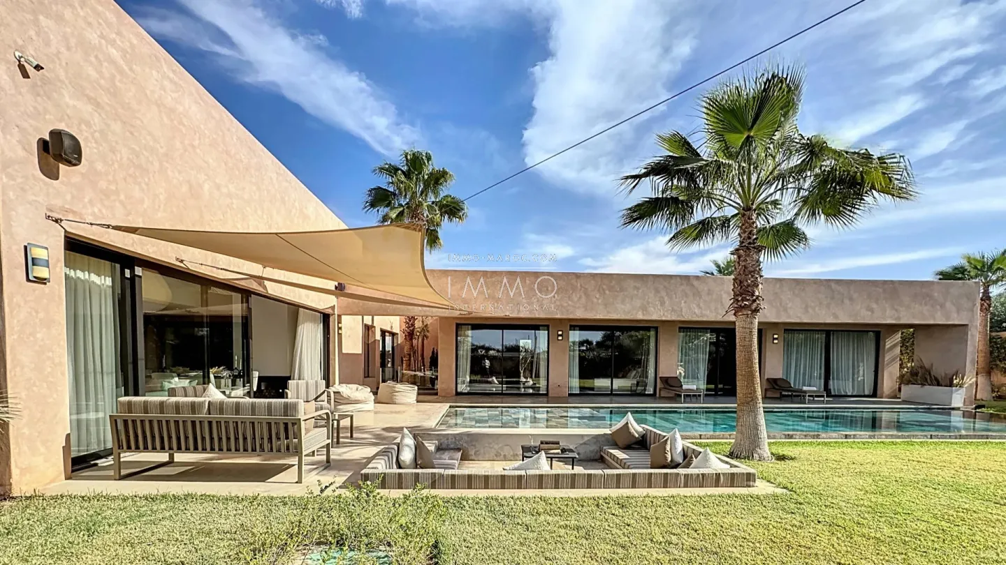 Villa contemporaine neuve à vendre – route de l'ourika – 4 suites – vue atlas