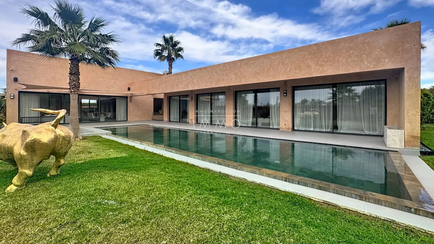 Villa contemporaine neuve à vendre – route de l'ourika – 4 suites – vue atlas
