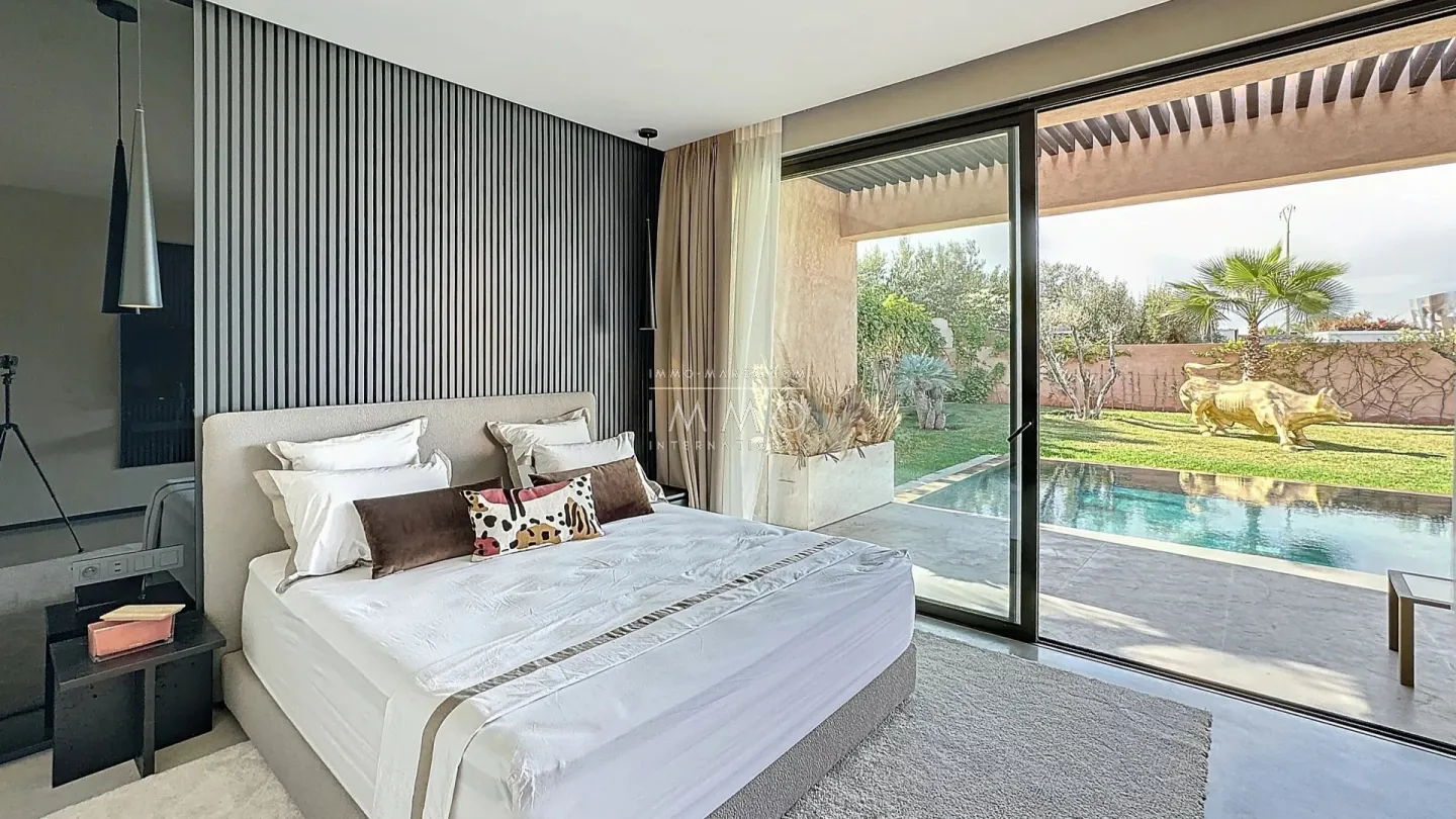 Villa contemporaine neuve à vendre – route de l'ourika – 4 suites – vue atlas