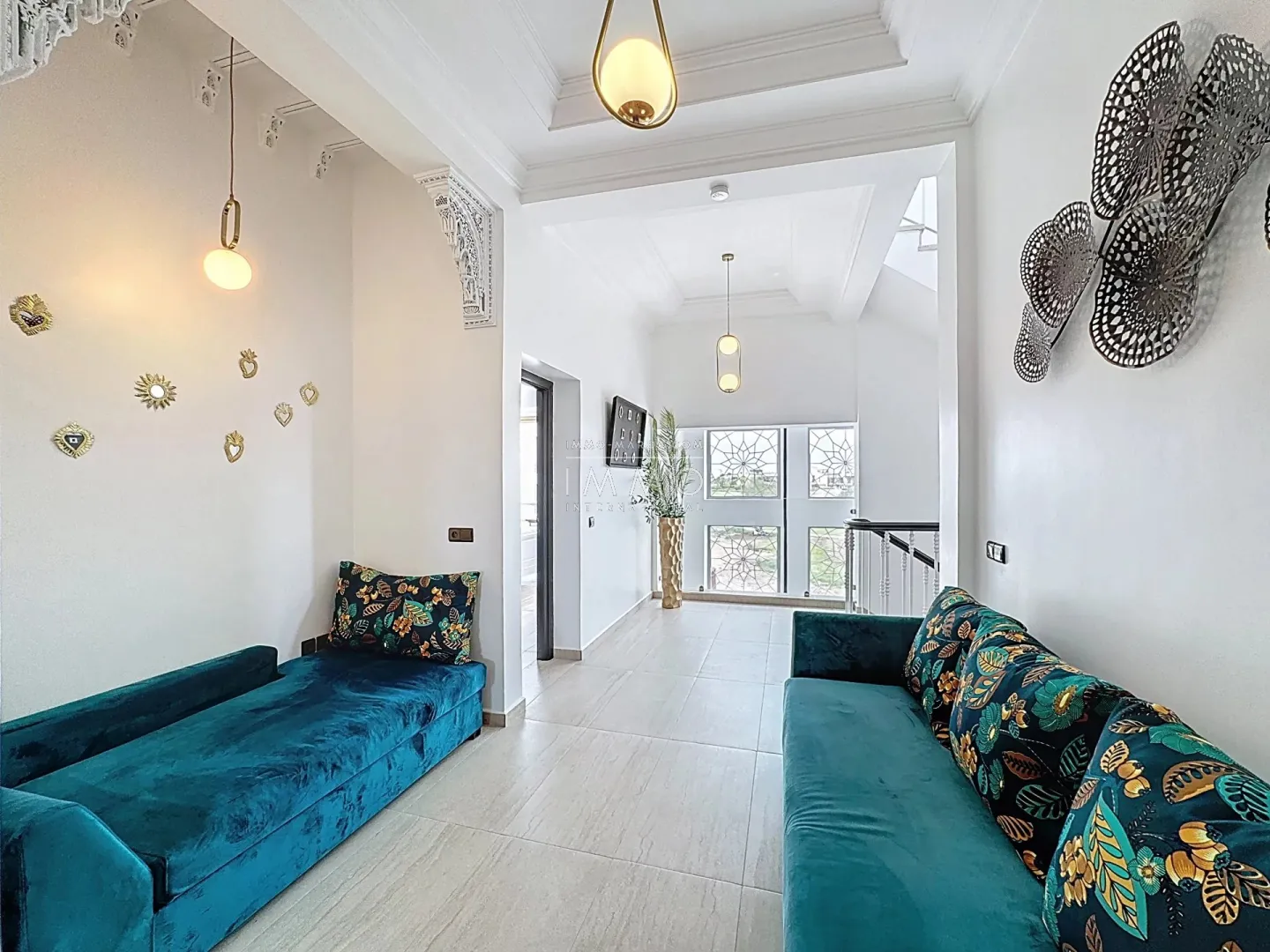 Villa à vendre en front de golf argan marrakech – 4 suites – 350 m² – piscine chauffée.