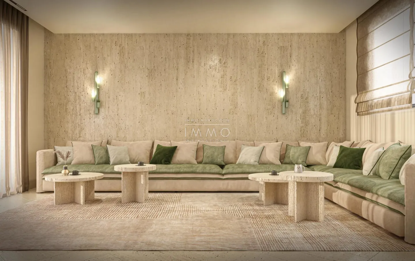 Villa contemporaine écoresponsable sur la route de l'ourika – 4 chambres – terrain 1 100 m²