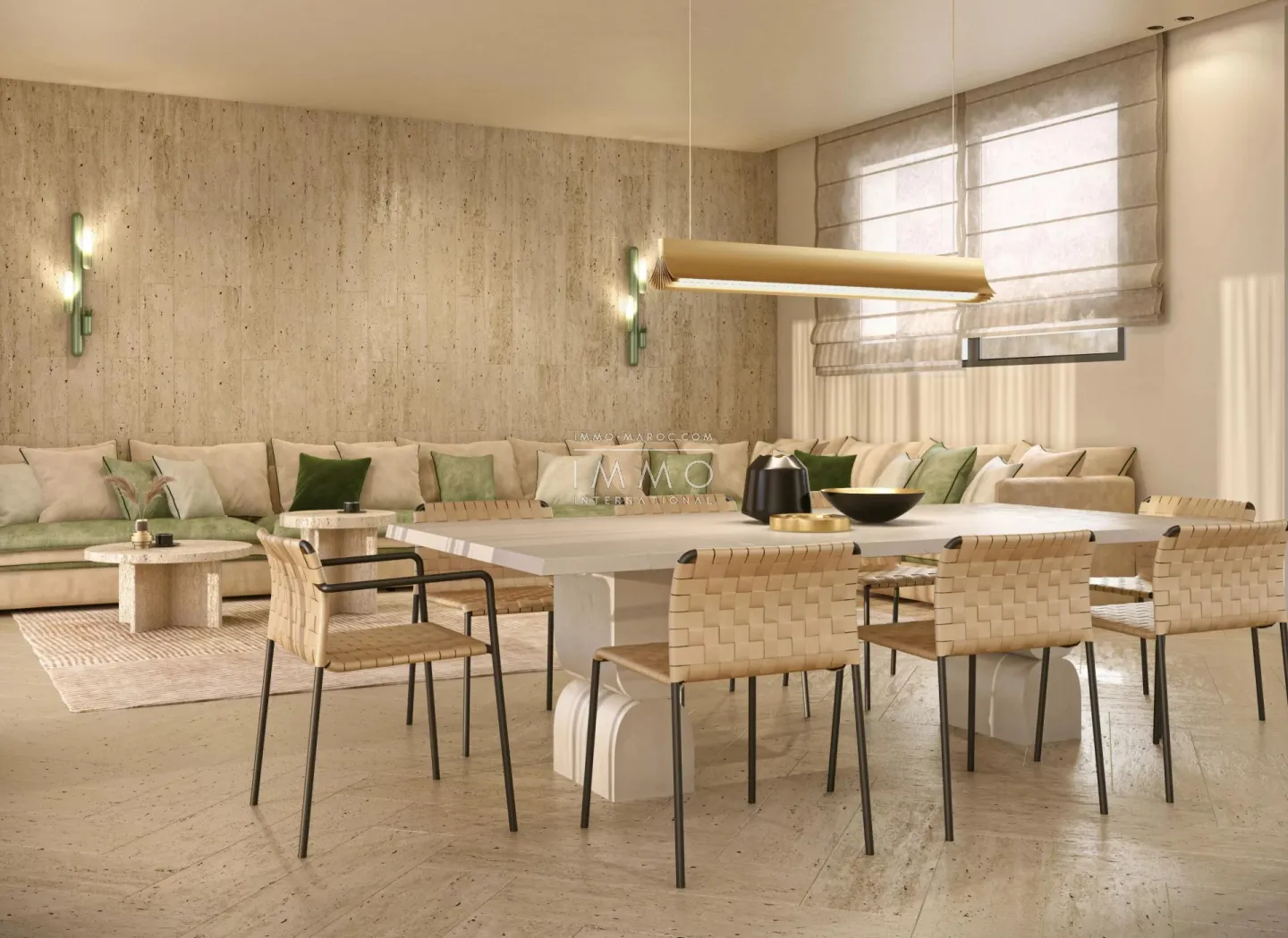 Villa contemporaine écoresponsable sur la route de l'ourika – 4 chambres – terrain 1 100 m²