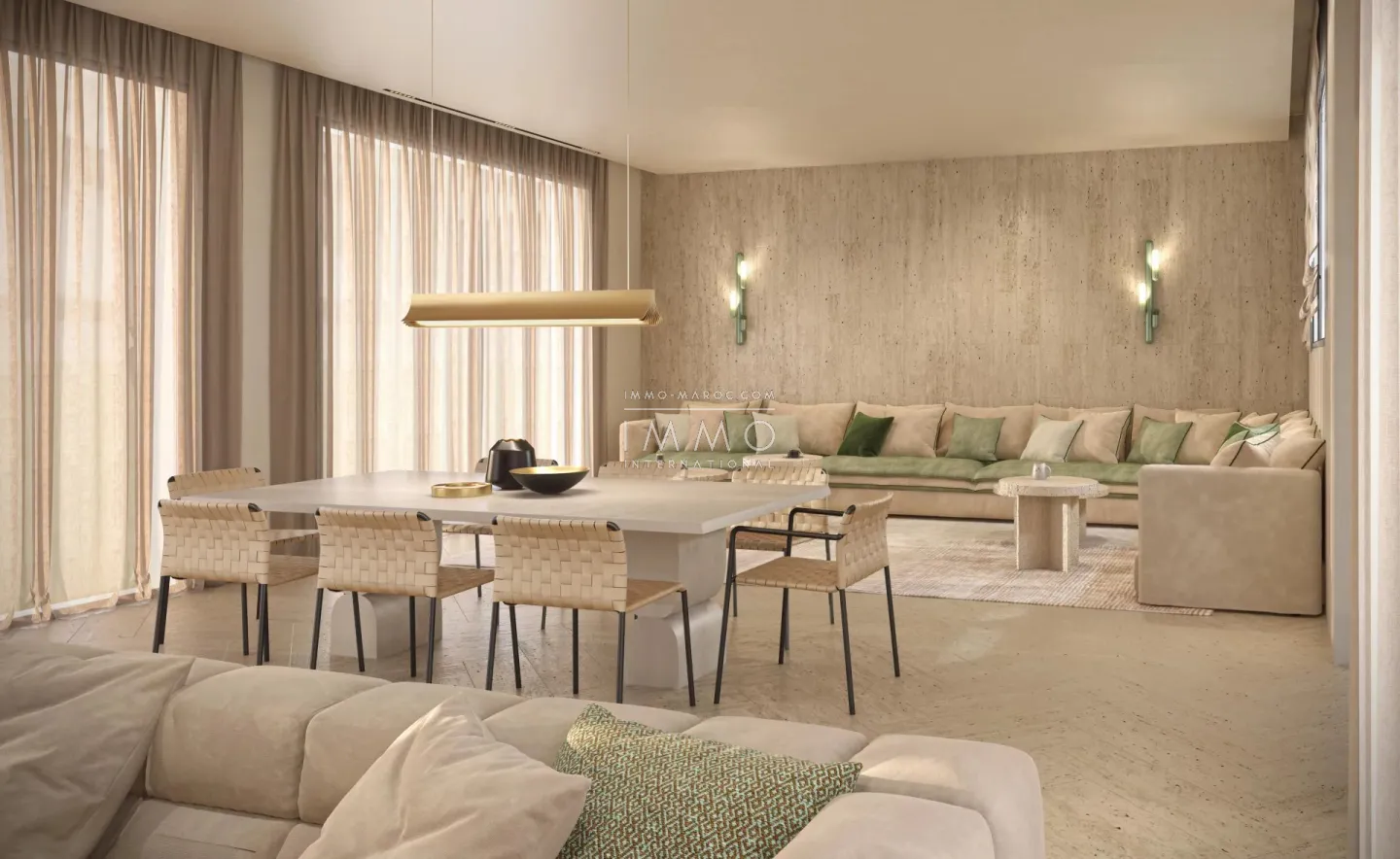 Villa contemporaine écoresponsable sur la route de l'ourika – 4 chambres – terrain 1 100 m²